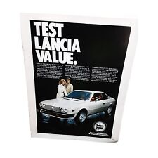 1978 Lancia Italian Luxury Car Ad Vintage Print Ad 70s Original picture