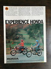 Vintage 1970 Honda Scrambler or Super Sport 175 K6 Motorcycle Full Page Ad 1022 picture