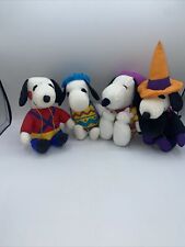 Peanuts SNOOPY Lot Of 4  Small Stuffed Plush Toys picture
