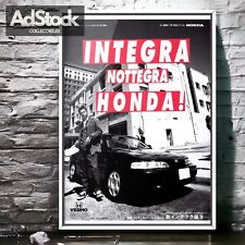 Authentic Official Vintage Honda integra ad Poster Mk2 DA1 DA8 DB1 DB2 B16A Vtec picture