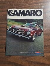 1974 Chevrolet Camaro Sales Brochure 74 Chevy Z28 Coupe Type LT picture
