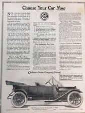 1913 Chalmers Motor Vintage Original Advertisement 11x14 Print Art Car Ad LG61 picture