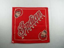 Vintage Indian Motorcycles Red Bandana 22X21 1990's Never Used Ex Cond picture