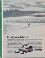 Magazine Ad - 1971 - YAMAHA Snowmobiles - SL292 picture