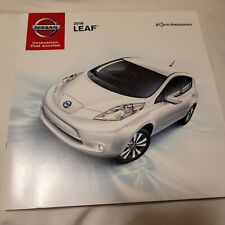 2016 Nissan Leaf Catalog Zero Emission EV Electric Battery Range picture