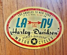 Harley Davidson Motorcycles Oval Embossed Metal Sign 