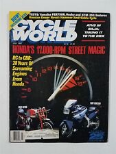 Cycle World Magazine July 1987 - Yamaha FZR750R - KTM 250 - ATV in Baja picture