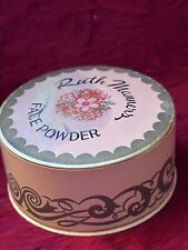 Rare vintage open full Ruth Manners Face Powder Box, picture