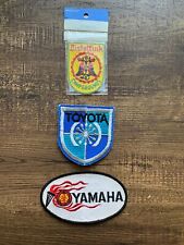 Yamaha Motorcycle Toyota Distelfink Campgrounds Embroider Patch picture