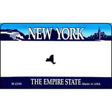 New York State Blank Novelty Metal Magnet M-2246 picture
