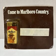 Vintage Marlboro Man Cigarette Lighter Phillip Morris 1987 Promotional Advertise picture