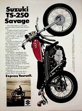 1969 Suzuki TS-250 Savage Enduro - Vintage Motorcycle Ad picture