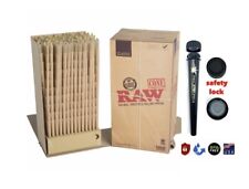 RAW cone Classic King Size Pre-Rolled Cones(100 packs)+safety lock tube picture