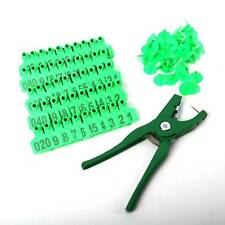 100pcs Plastic Livestock Cow Pig Cattle Ear Tag Animal Tag Ear Tag Applicator  picture