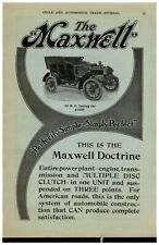 1906 PAPER AD 4 PG The Maxwell Car Auto Automobile 40 HP 4 Cylinder Touring  picture
