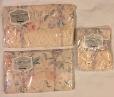Vintage Wamsutta Full Sheet Set Supercale Plus Cottagecore USA New Pink Floral picture
