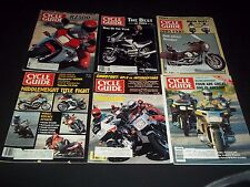 1984 CYCLE GUIDE MAGAZINE LOT OF 11 ISSUES - GREAT CARS AUTOMOBILES ADS - M 439 picture