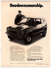 Original 1972 Honda Coupe Car - Original Print Ad (8x11) - Advertisement picture