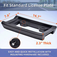 1PCS Heavy Duty Car License Plate Bumper Guard with Screws and Protector Rubbers picture