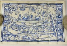 1936 Nadine Evers Semans Cartographer Paper Placemat Map Minneapolis MN picture