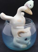VTG 2002 Precious Moments “Catch Ya Later” Cat in a Fish Bowl Figurine #358959 picture