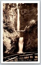 Oregon - Multnomah Falls, 620 ft - Columbia River Hwy - RPPC Real Photo Postcard picture