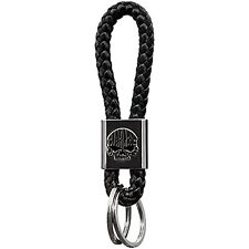 Harley-Davidson Willie G Skull Vinyl Braided Black Rope Key Chain 4545 picture