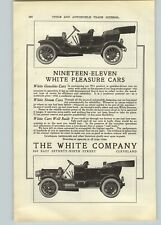 1910 PAPER AD The White Motor Co Car Auto Automobile Minneapolis Motorcycle  picture