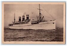 Compagnie Francaise De Navigation Vapeur Steamer Ship S.S Patria Postcard picture