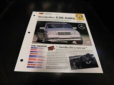 1994-1997 Mercedes Benz C36 AMG Spec Sheet Brochure Photo Poster 96 picture