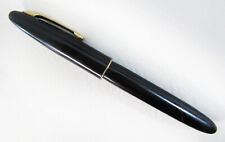 Vintage Schaeffer's Black And Gold Filled Pen With 14K Solid Gold Nib picture