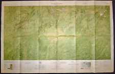 6536 i S - US Army - 1966 MAP - Ia Drang Valley - Hwy 19 - Vietnam War - Ia Mur picture