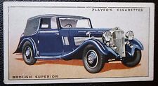 BROUGH SUPERIOR  Motor Car    Vintage 1936 Illustrated Card  UC24M picture