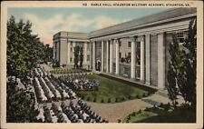 Virginia Staunton Military Academy Cadets Kable Hall ~ postcard  sku615 picture