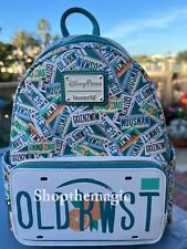 2024 Disney Parks Old Key West Resort DVC License Plate Loungefly Backpack New picture