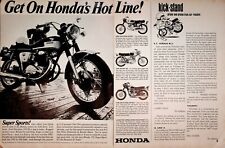 1968 Honda 350 SS Super Sports - 2-Page Vintage Motorcycle Ad picture