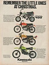 1978 Kawasaki Mini Bikes KV75 KD100 KM100 KX80 - Vintage Motorcycle Ad picture