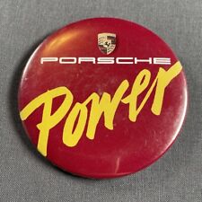 Vintage PORSCHE Pinback Button Porsche Pin VERY RARE VINTAGE  PORSCHE POWER PIN picture