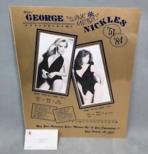 Vintage 1951-1984 UNC George Nickles RETIREMENT AWARD Poster MINNESOTA picture