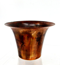 Vintage Antique Signed Marked Roycroft Flared Rim Copper Vase 1915-1938 picture