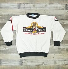 Vintage Disney Sweater Mens Large White MGM Studios Mickey Character Fashions picture