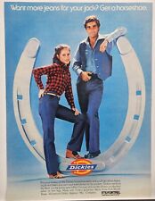 1979 Dickies Jeans Want More Jeans For Jock? Get A Horseshoe Vintage Print Ad picture