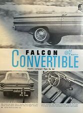 1962 Road Test Ford Falcon Convertible illustrated picture