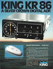 1984 KING KR 86 Silver Crown Digital ADF Instructions Vintage Print Ad USA SV1. picture