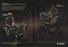 1987 2pg Print Ad of Yamaha Drums Electronic Percussion System picture