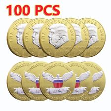 100PCS Gold President Donald Trump The Revenge Tour Commemorative Coin Medal picture