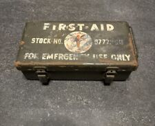 Vintage WWII US Army Motor Vehicle MB/GPW Jeep Medical First Aid Kit 9777300 picture