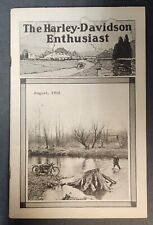 1916 The Harley-Davidson Enthusiast Motorcycle Magazine; VERY RARE REPRINT picture
