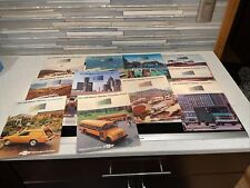 1972 Chevrolet Trucks 11 Assorted Brochures Blazer C10 Rv’s And More picture