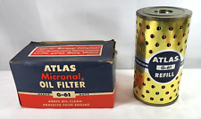 1949 - 1963 GM Atlas Supply Co G-61 Automotive Oil Filter - NOS picture